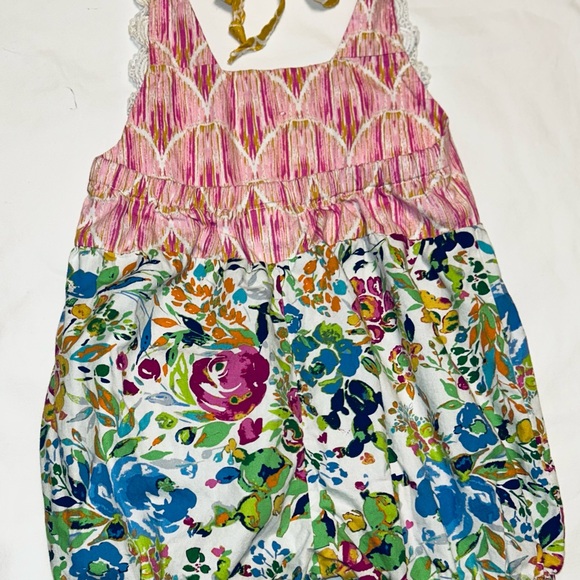 Haute Baby floral sunsuit sz 24 months EUC smoke free home - Picture 4 of 4